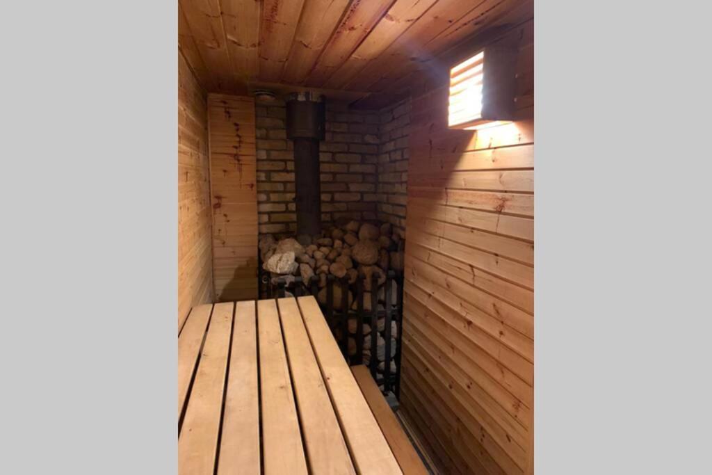 Pirtsmaja Villa Marta Cesis Luaran gambar